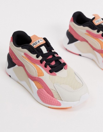 Puma RS-X3 Mesh Pop Roze - Ženske Tenisice | 52370TGUR